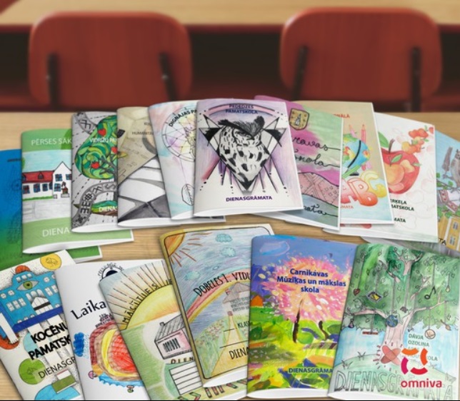 Kandavas novadā dažu skolu skolniekiem būs personalizētas dienasgrāmatas