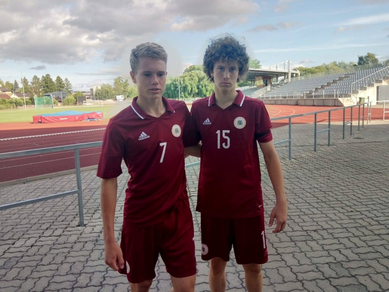 Jaunie Tukuma futbolisti Penkevics un Mīļais iekļauti Latvijas U17 izlasē