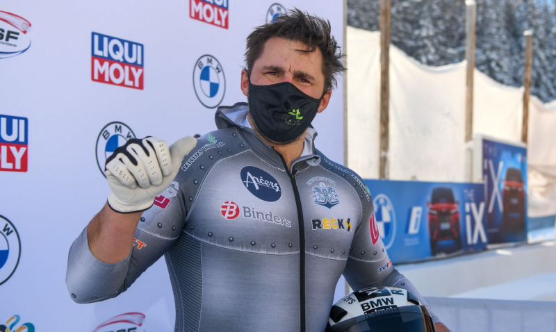 Melbārža vadītā bobsleja četrinieku ekipāža izcīna piekto vietu PK posmā Sanktmoricā Melbārža vadītā bobsleja četrinieku ekipāža izcīna piekto vietu PK posmā Sanktmoricā
