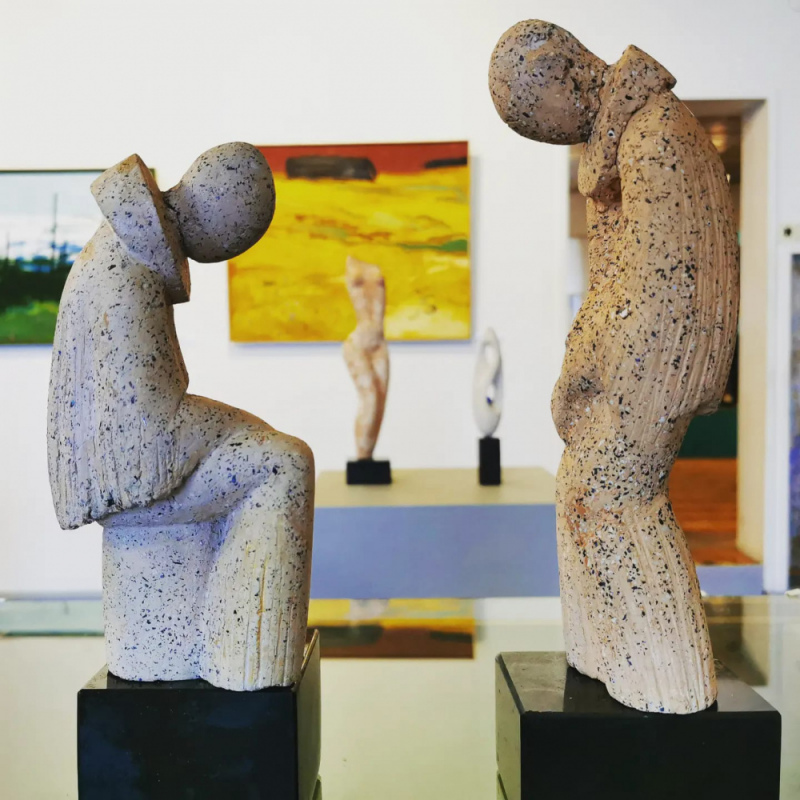 Galerijā “Durvis” skatāma Alberta Franciska Pauliņa un Stefana Močuļska darbu izstāde