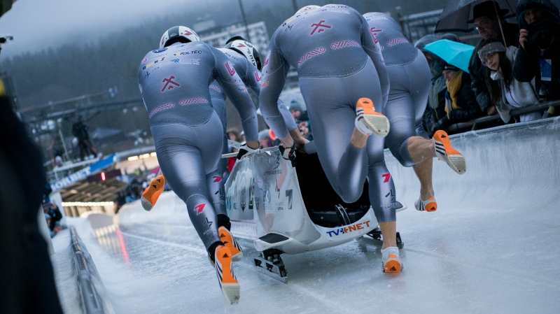 Tukumnieka Dāvja Spriņģa pārstāvētā bobsleja četrinieks Eiropas čempionātā izcīna 12. vietu