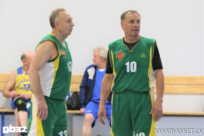 BK "Tukums" komandām uzvaras Latvijas Maksibasketbola čempionāta K65+ un K75+ grupās