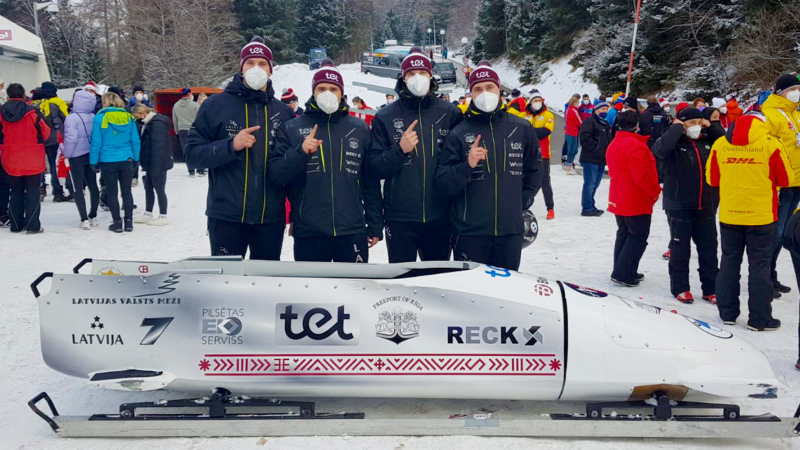 Ivo Dans Kleinbergs kļūst par pasaules junioru čempionu bobslejā