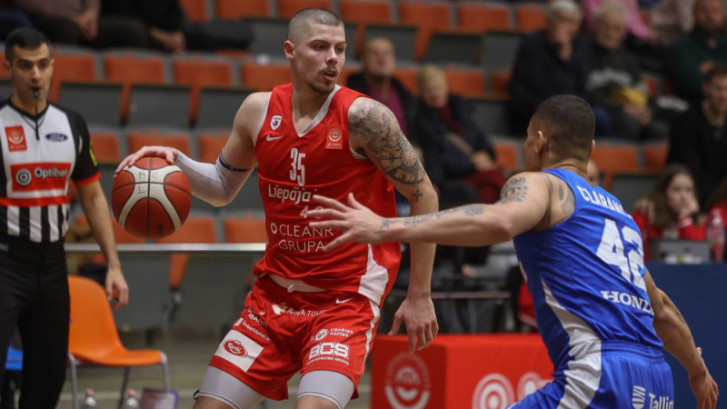 Ķilpa "Liepāja" piekāpjas "Kalev/Cramo" Ķilpa "Liepāja" piekāpjas "Kalev/Cramo"