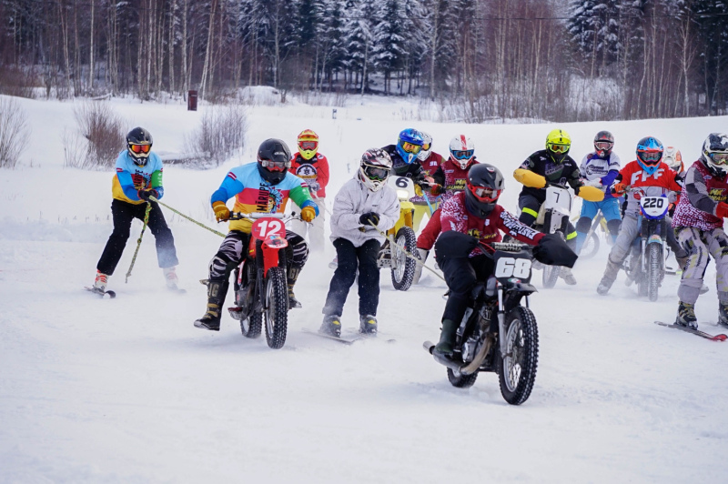 Andersons ar Mironoviču startējuši Latvijas čempionāta skijoringā 2.posmā