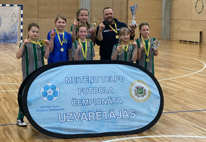 FK "Tukums 2000" meitenes kļūst par Latvijas čempionēm U12 Attīstības grupā