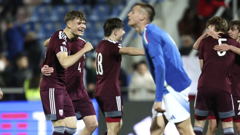 Helvija Joksta gūtie vārti palīdz Latvijas U19 izlasei cīnīties neizšķirti ar itāļiem Helvija Joksta gūtie vārti palīdz Latvijas U19 izlasei cīnīties neizšķirti ar itāļiem