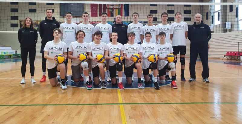 Dalībai sacensībām Gruzijā Latvijas U17 volejbola izlasē iekļauti ķesterciemnieki Ernests Gūtmanis un Krišs Liepiņš