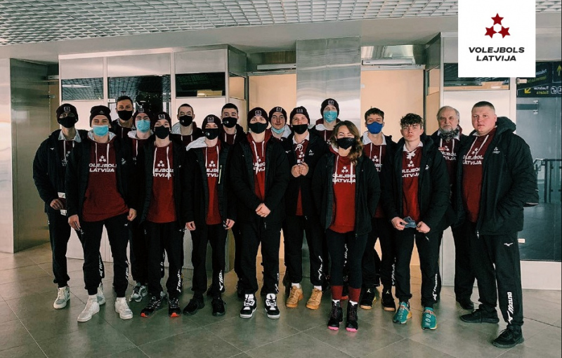 Volejbolists Krišs Liepiņš Latvijas U17 izlases sastāvā devies uz sacensībām Gruzijā