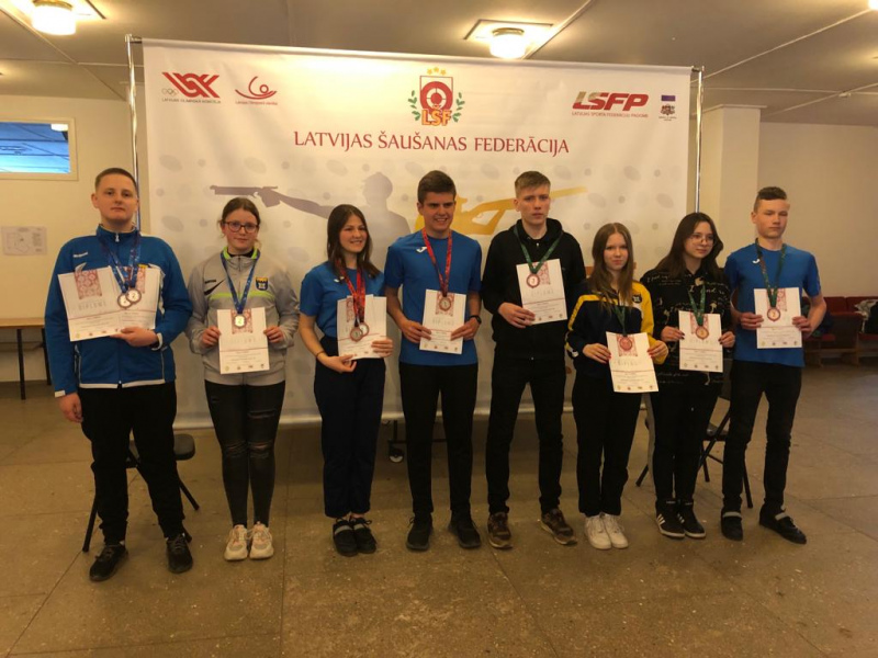 Noslēdzies Latvijas čempionāts ložu šaušanā vidējās vecuma grupas jauniešiem