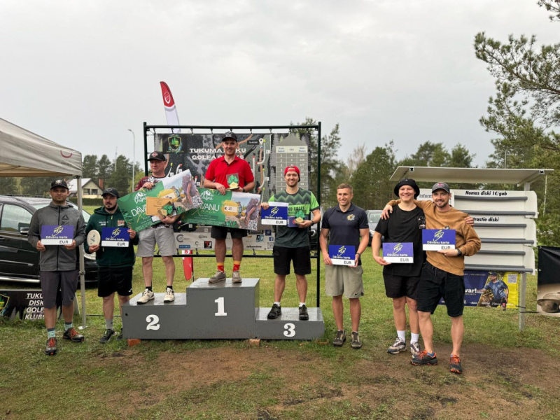Tukumā aizvadīts Latvijas kausa 1.posms amatieriem disku golfā Tukumā aizvadīts Latvijas kausa 1.posms amatieriem disku golfā