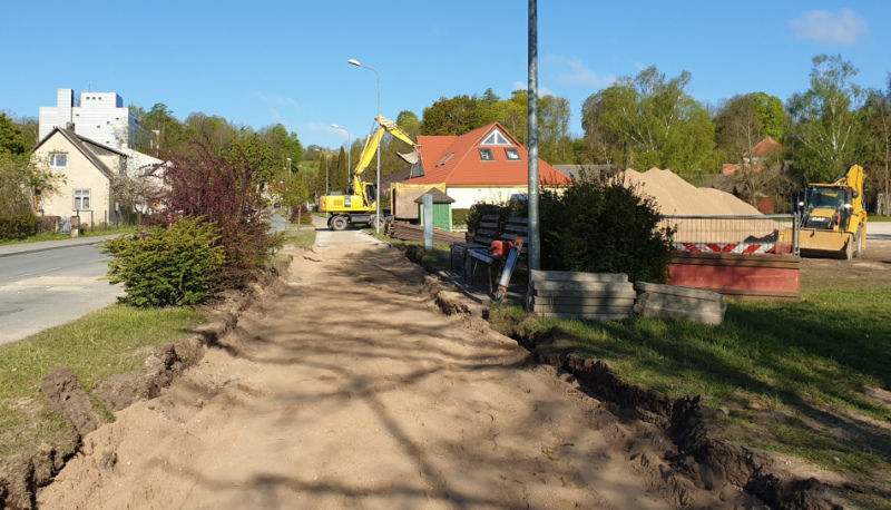 Atsākti ūdenssaimniecības paplašināšanas būvdarbi Kandavā