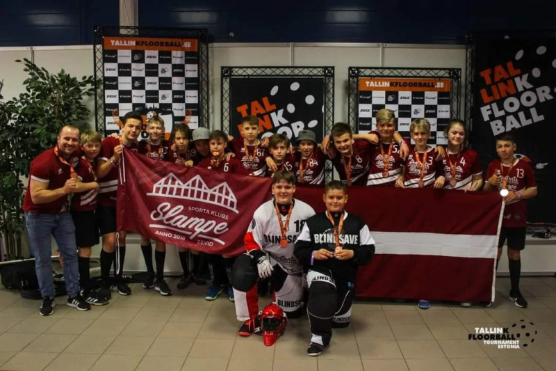 "Slampe/Zevid" U12 komanda Igaunijā izcīna 3. vietu