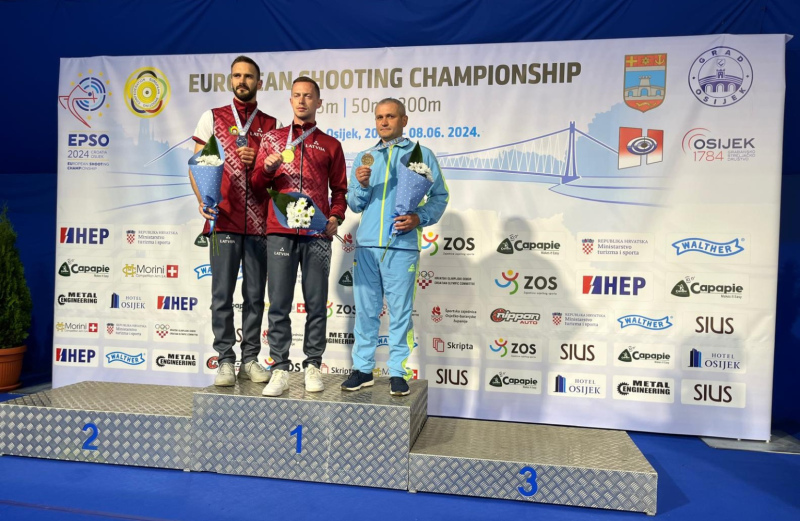 Vasermanis Eiropas čempionātā izcīna zeltu, Strautmanim sudrabs Vasermanis Eiropas čempionātā izcīna zeltu, Strautmanim sudrabs