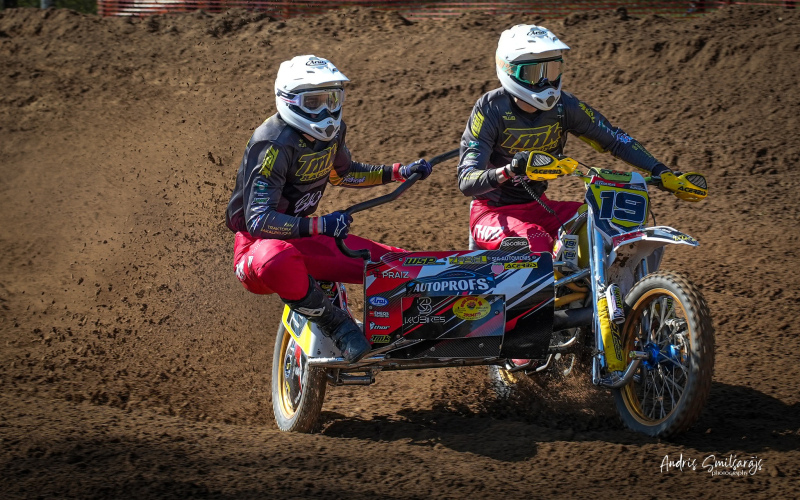 Blakusvāģu motokrosa ekipāža Auniņš/Aleksejevs izcīna 2.vietu Sēlijas kausa 2.posmā Blakusvāģu motokrosa ekipāža Auniņš/Aleksejevs izcīna 2.vietu Sēlijas kausa 2.posmā