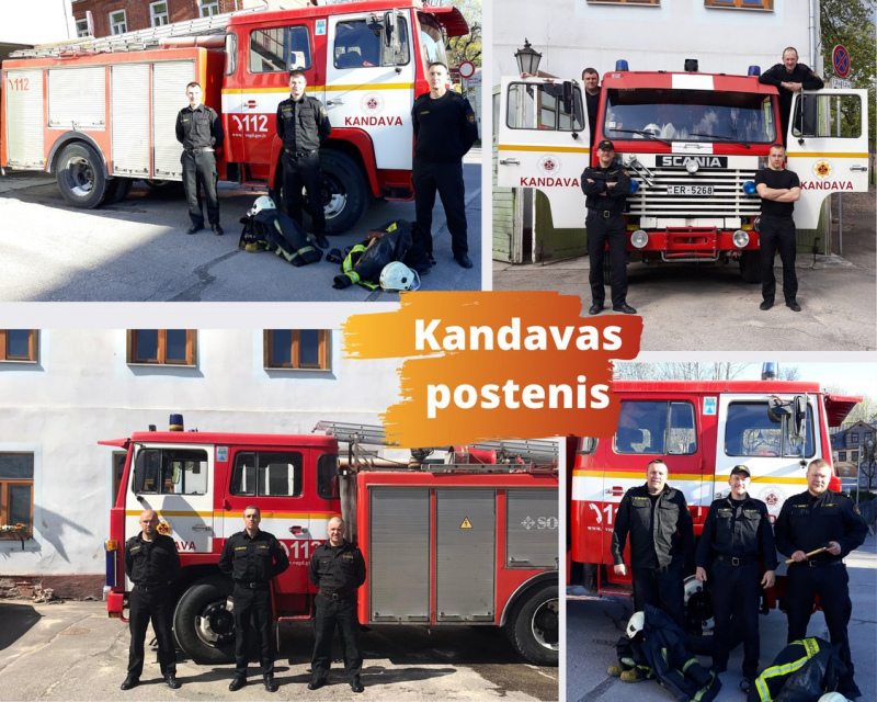 Pasniegs apbalvojumus VUGD Zemgales reģiona brigādes Kandavas posteņa darbiniekiem Pasniegs apbalvojumus VUGD Zemgales reģiona brigādes Kandavas posteņa darbiniekiem