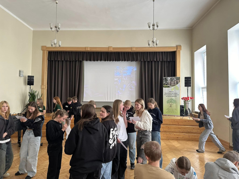 Aizvadīts Tukuma novada skolu jauniešu forums “Zaļi domā! Zaļi dari!” Aizvadīts Tukuma novada skolu jauniešu forums “Zaļi domā! Zaļi dari!”