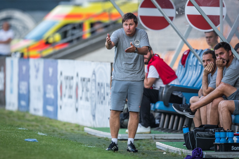 Blanka trenētā "Riga FC" grūtā mačā knapi apspēlē Virslīgas pastarīti Jūrmalas "Noah"