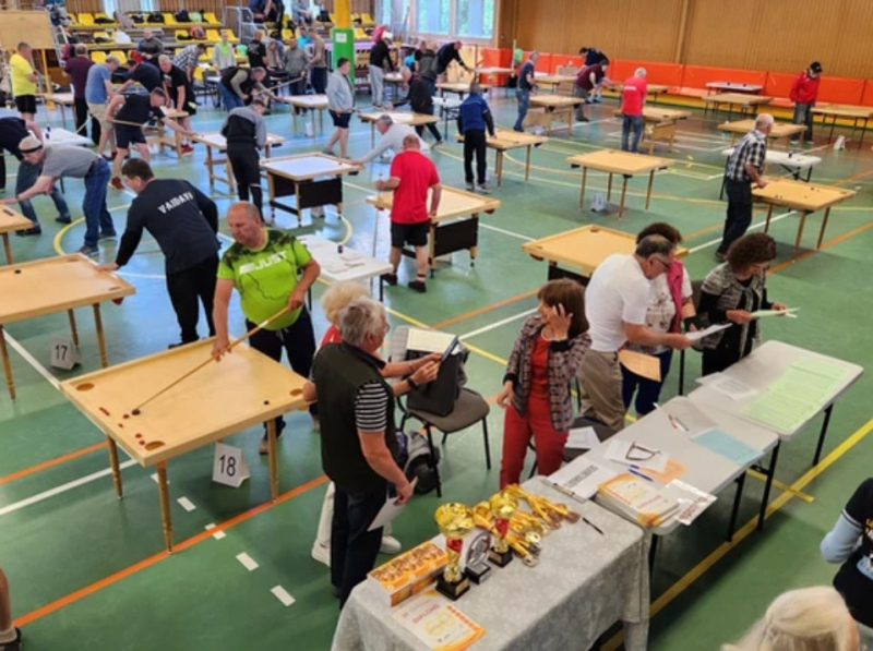 Tukuma novada sportisti piedalījušies LSVS 61. sporta spēlēs novusā Tukuma novada sportisti piedalījušies LSVS 61. sporta spēlēs novusā