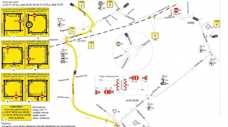 2 dienas slēgs dzelzceļa pārbrauktuvi uz Durbes mikrorajonu remontdarbu laikā