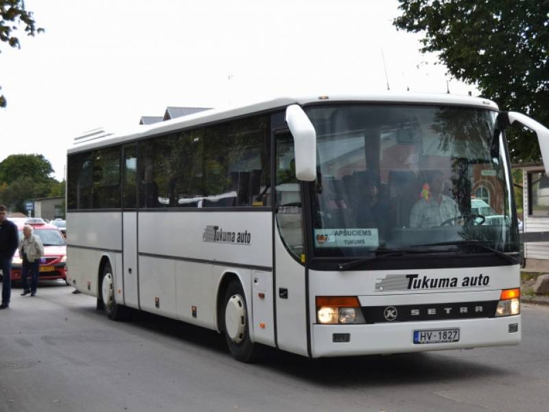 Būs izmaiņas trīs autobusa maršrutos savienojumā ar Tukumu Būs izmaiņas trīs autobusa maršrutos savienojumā ar Tukumu