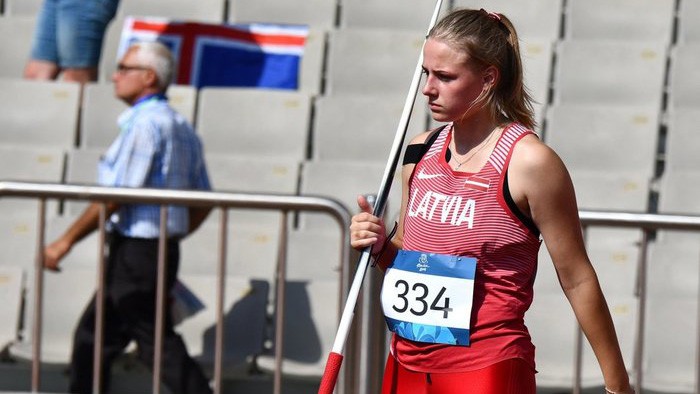 Šķēpmetēja Stepiņa Eiropas Jaunatnes olimpiādē izcīna 6.vietu Šķēpmetēja Stepiņa Eiropas Jaunatnes olimpiādē izcīna 6.vietu