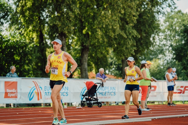 Engures novada sportiste Modra Ignate kļūst par Latvijas čempioni soļošanā