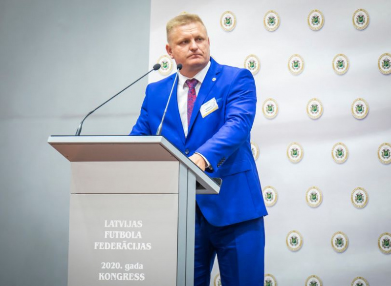 Sergejs Kovaļovs pārvēlēts Latvijas futbola federācijas viceprezidenta amatā