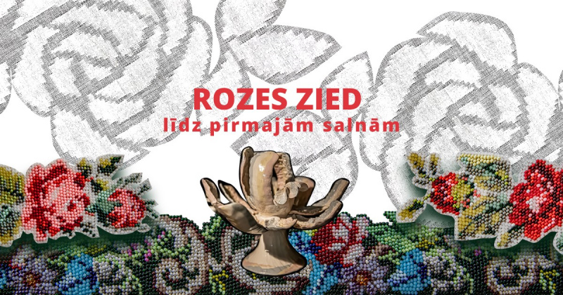 Tukuma Audēju darbnīcā skatama izstāde “Rozes zied līdz pirmajām salnām” Tukuma Audēju darbnīcā skatama izstāde “Rozes zied līdz pirmajām salnām”