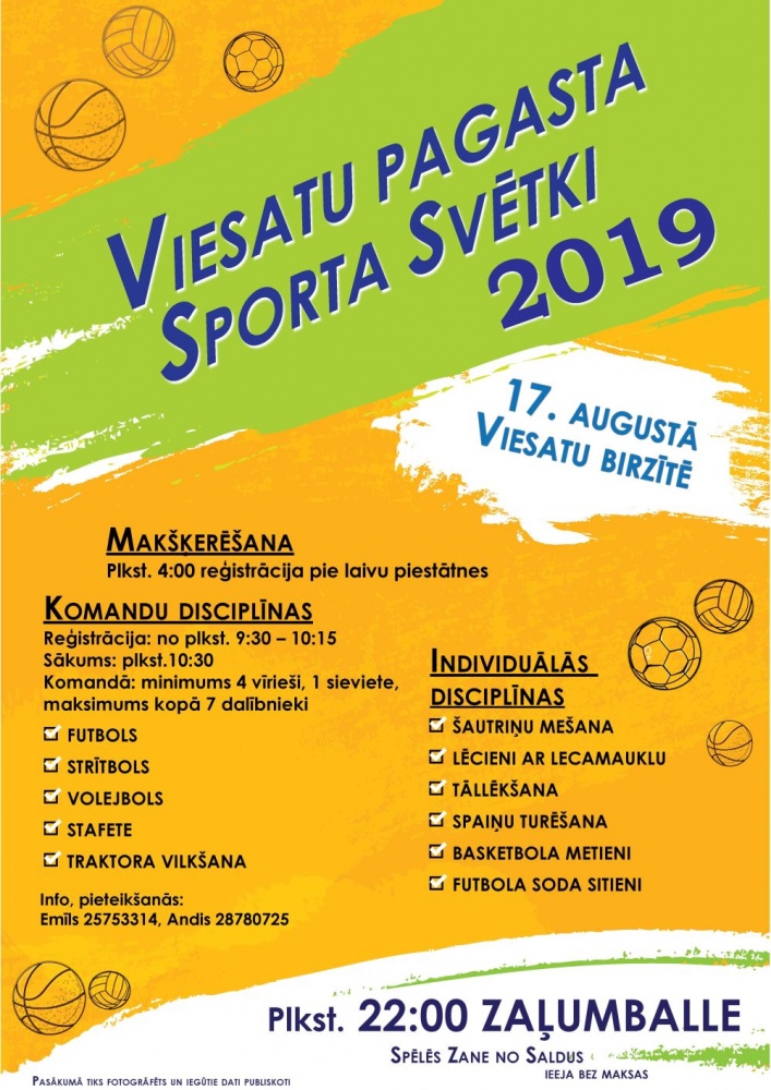 Viesatu pagasta sporta svētki 2019