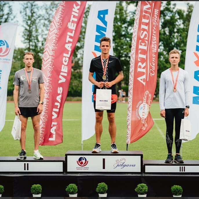 Tukuma puses vieglatlētiem medaļas Latvijas čempionātā