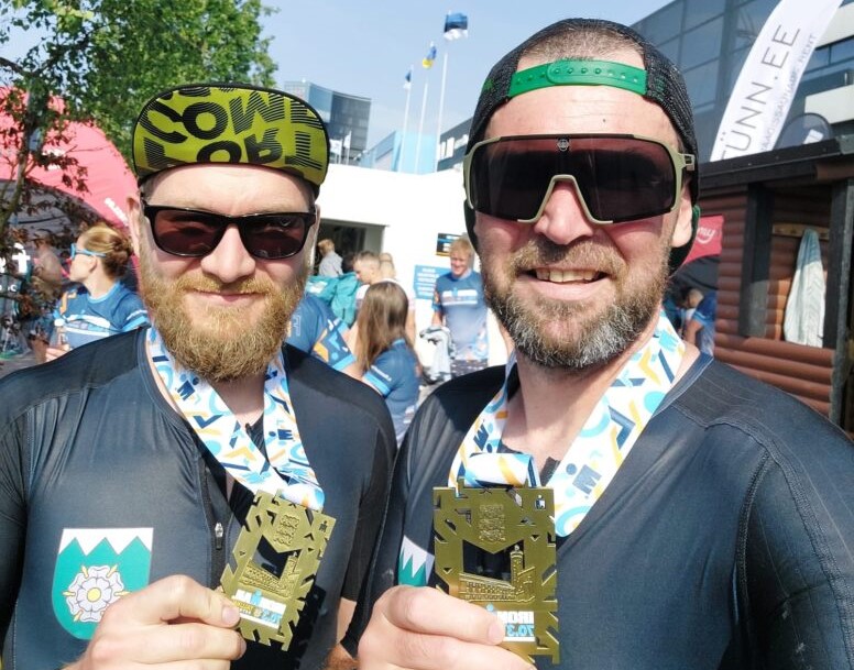 Kanbergs un Judins Tallinā veikuši "IronMan" distanci Kanbergs un Judins Tallinā veikuši "IronMan" distanci