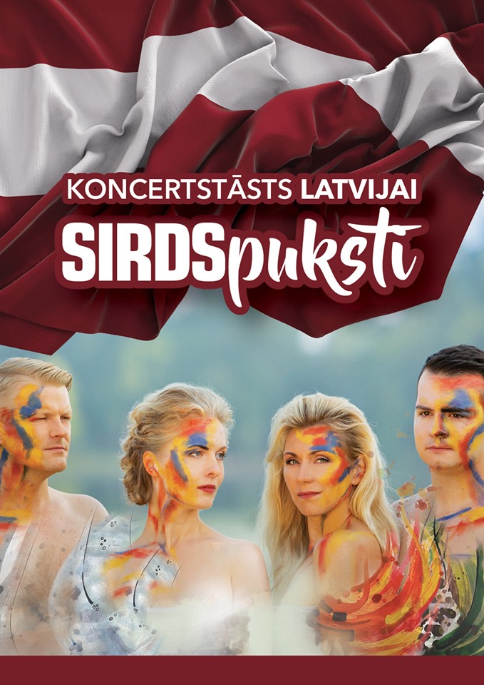 Koncertstāsts Latvijai "Sirdspuksti" Koncertstāsts Latvijai "Sirdspuksti"