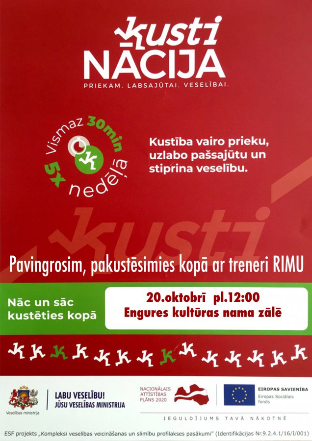 Izglīto sevi "Kustinācijas" projektā