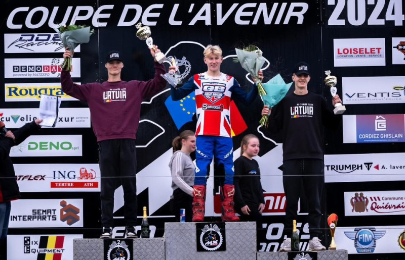 Kokins palīdz Latvijas izlasei izcīnīt sudrabu Junioru Nāciju kausā motokrosā Kokins palīdz Latvijas izlasei izcīnīt sudrabu Junioru Nāciju kausā motokrosā