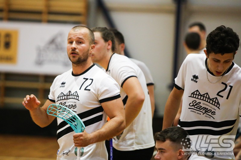 "Slampe/Zevid" 1. līgas florbola sezonu uzsāk ar zaudējumu "Slampe/Zevid" 1. līgas florbola sezonu uzsāk ar zaudējumu