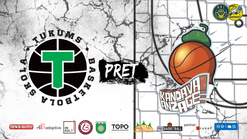 Tuvojas Nacionālās basketbola līgas derbijs starp abām Tukuma novada komandām - Kandavu un Tukumu Tuvojas Nacionālās basketbola līgas derbijs starp abām Tukuma novada komandām - Kandavu un Tukumu