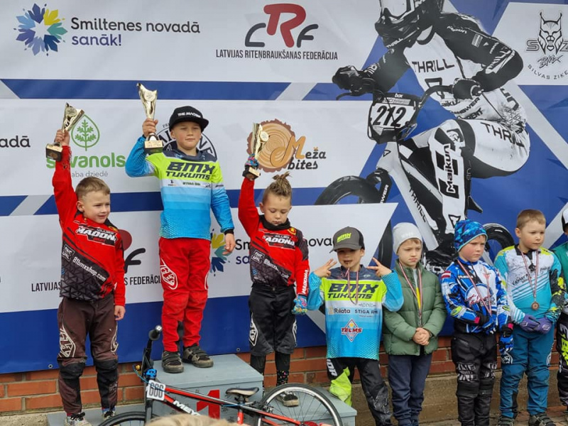 Saulītis un Trubiņš Latvijas kausa BMX 6. posmā izcīna uzvaras