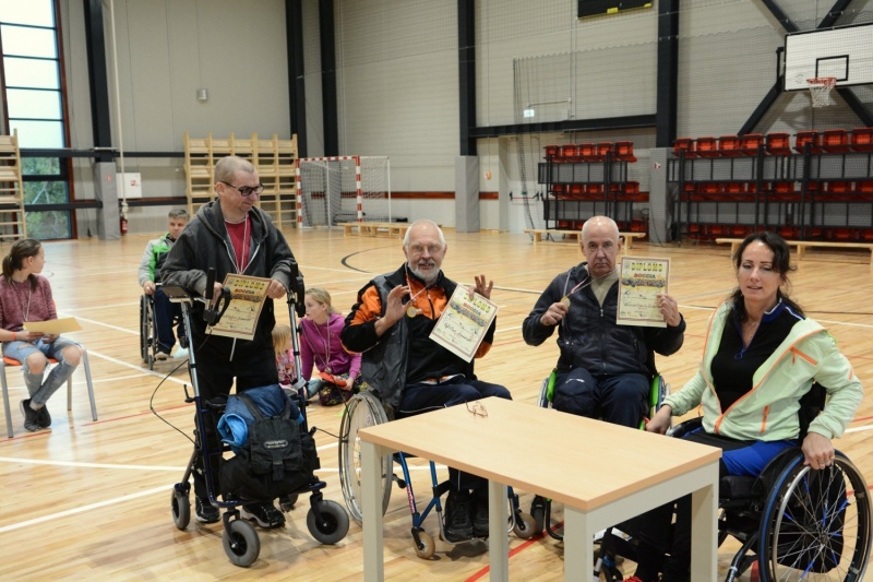 Tukuma sporta hallē aizvadītas Bočias sacensības Tukuma sporta hallē aizvadītas Bočias sacensības
