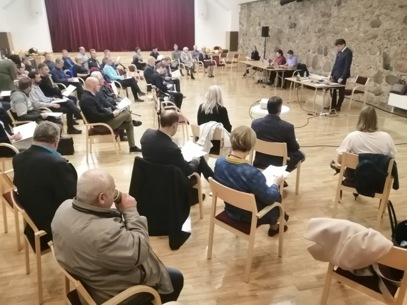 Šlokenbekas muižā notikusi Tukuma, Kandavas, Engures un Jaunpils novadu deputātu kopsapulce Šlokenbekas muižā notikusi Tukuma, Kandavas, Engures un Jaunpils novadu deputātu kopsapulce