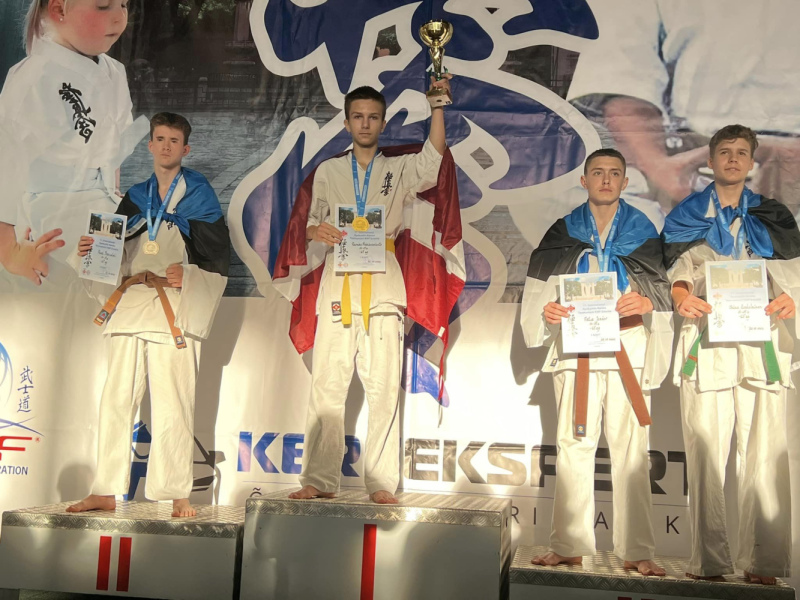 Tukuma novada karatistiem medaļu birums Igaunijas čempionātā Tukuma novada karatistiem medaļu birums Igaunijas čempionātā