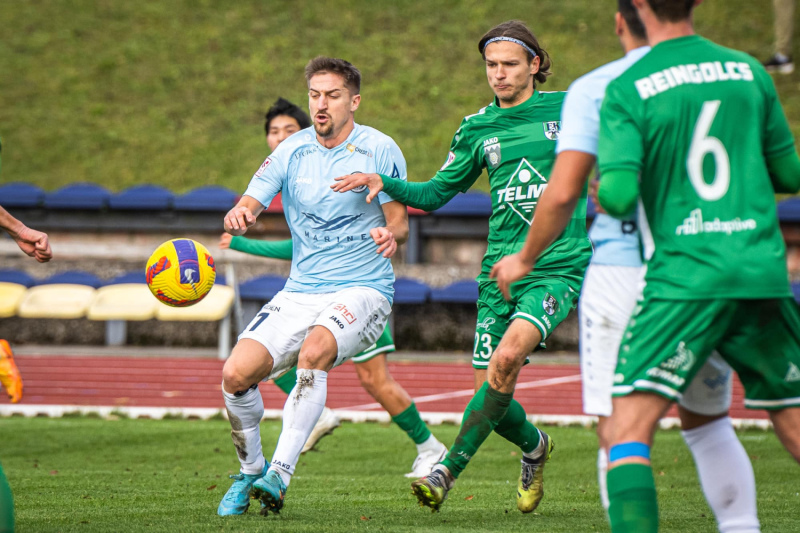 "Tukums 2000/TELMS" piekākjas "Riga FC" priekšā "Tukums 2000/TELMS" piekākjas "Riga FC" priekšā