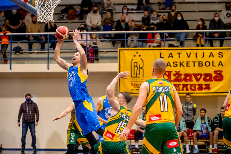 Užavas kauss: Kandava pirmajā spēlē piekāpjas Ventspils basketbolistiem