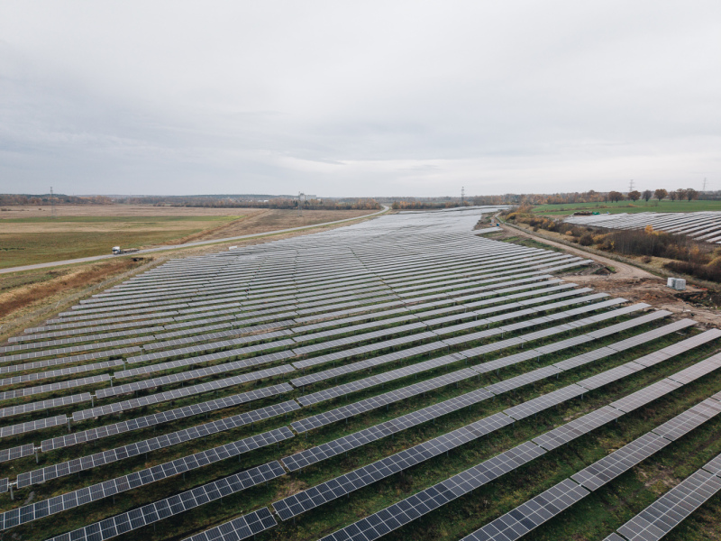 Tumes pagastā norit saules enerģijas parka “Tume” būvniecība Tumes pagastā norit saules enerģijas parka “Tume” būvniecība