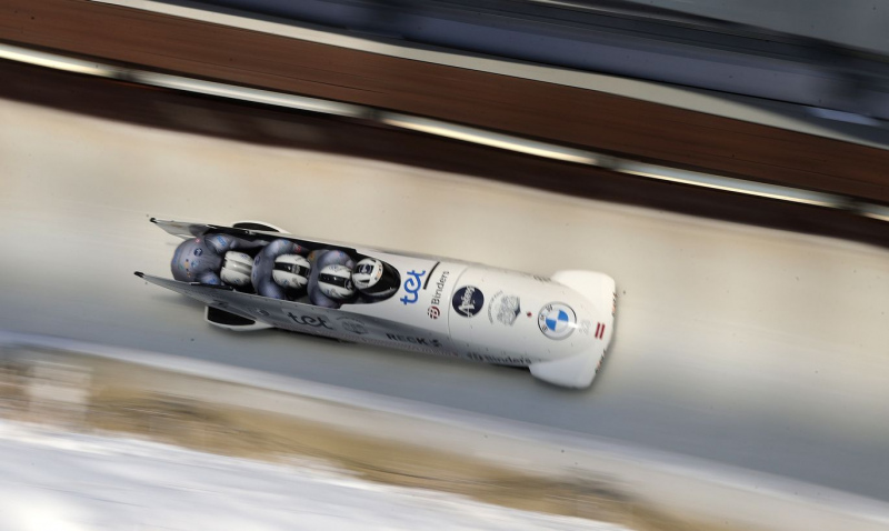 Dāvis Spriņģis pasaules kausa bobslejā 5. posmā izcīna 11. vietu