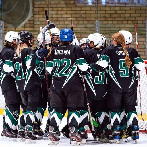 Tukuma hokejistes pārspēj dāmas no "L&L Gold" komandas