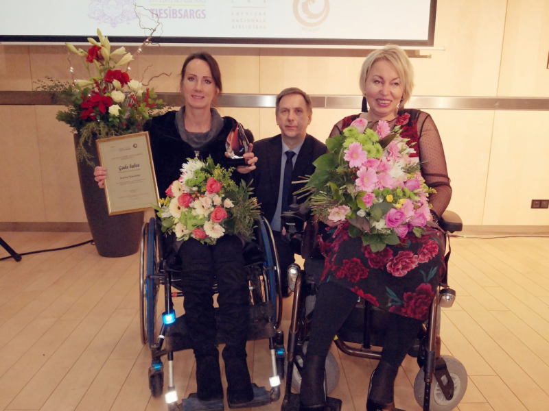 Biedrība "Līdzvērtība" saņem gada balvu nominācijā "Pakalpojuma nodrošinātājs"