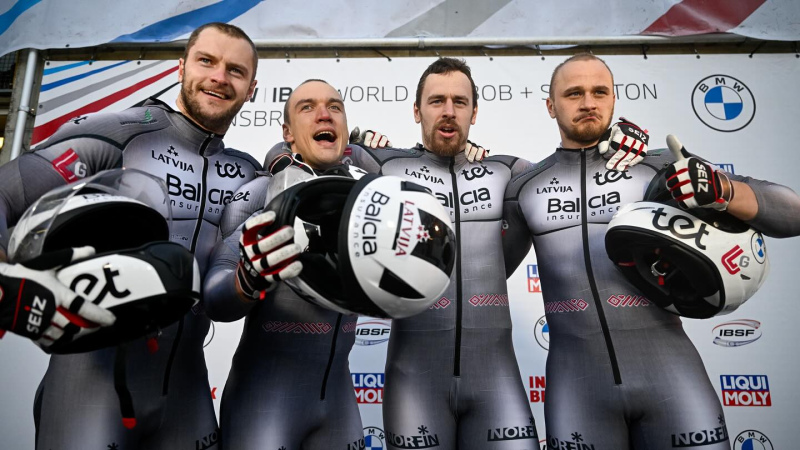 Spriņģis izcīna bronzu Eiropas čempionātā bobslejā