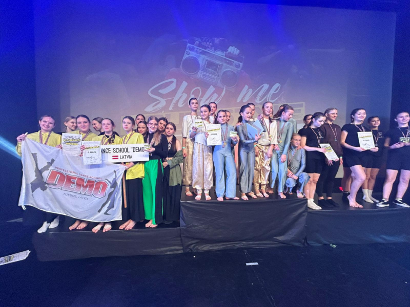 Dejus skolas DEMO dejotāji izcīnījuši godalgotas vietas sacensībās Daugavpilī
